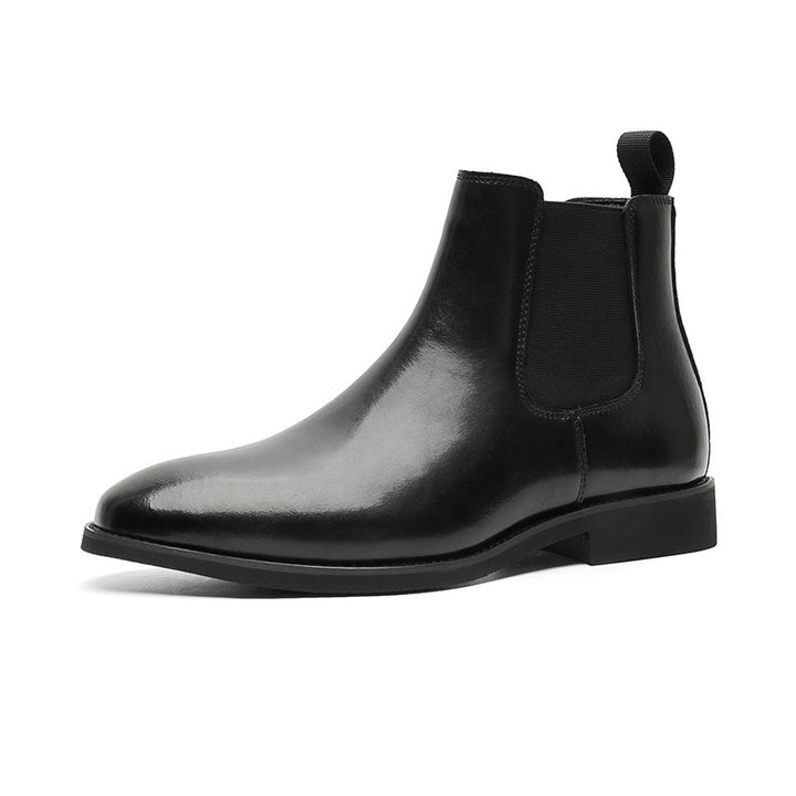 Men's Chelsea Boots, Vintage Style, Block Heel