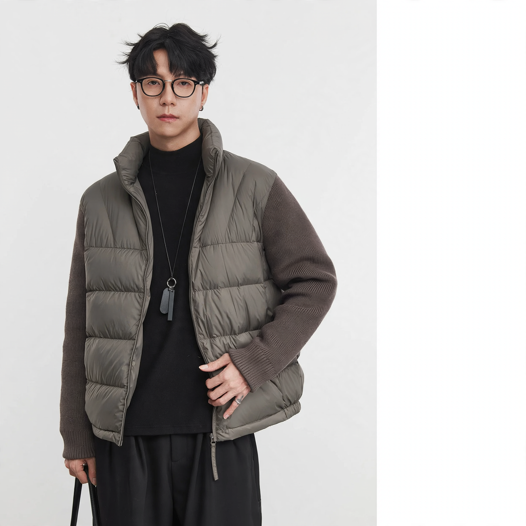 Men's down jacket, urban style, durable