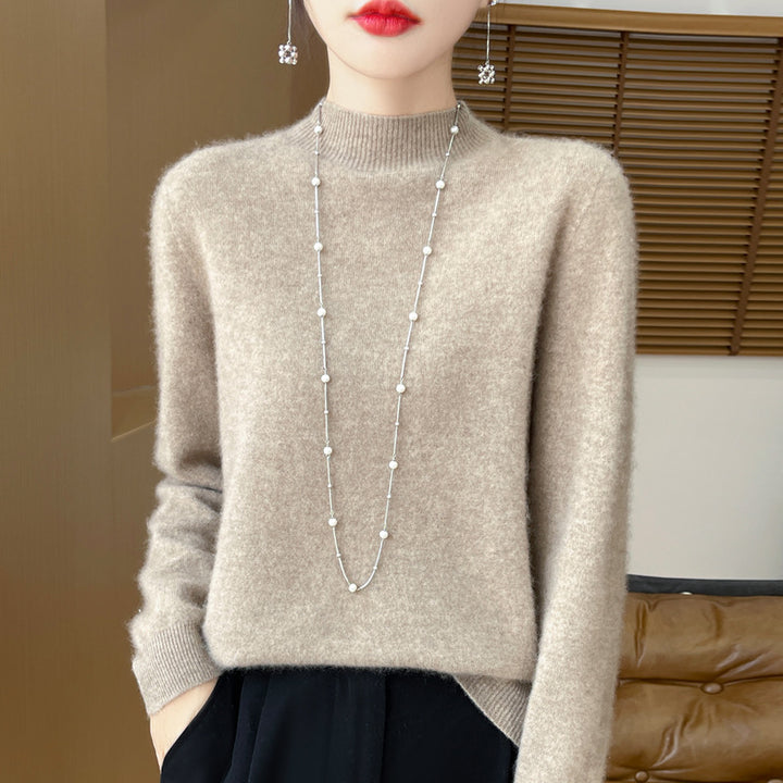 Women's wool sweater, seamless, 100% wool