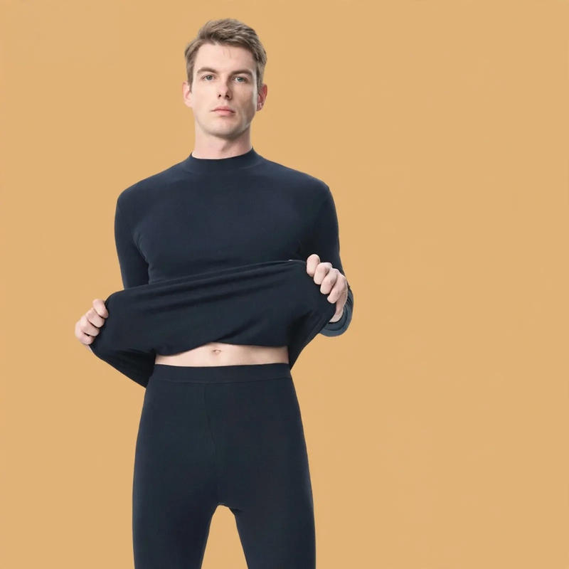Men's thermal underwear set made of cotton