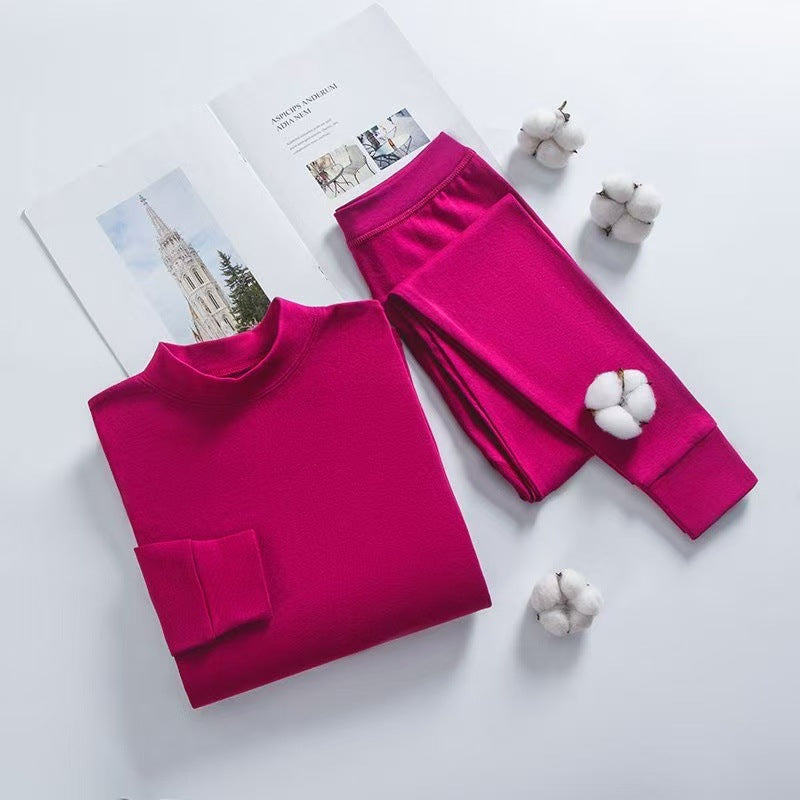 Cotton thermal underwear set for couples