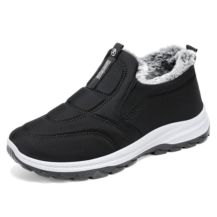 Padded men's winter boots, warm and comfortable