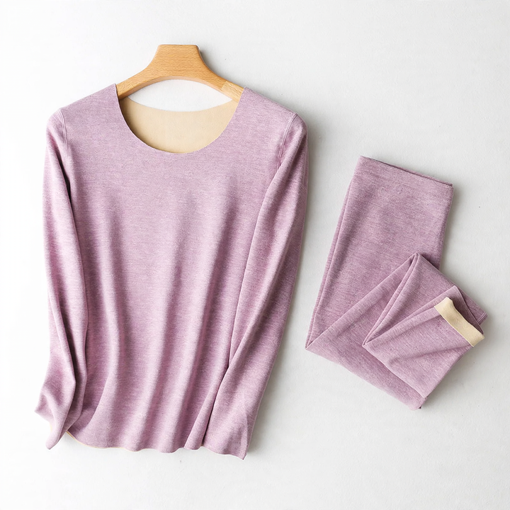 Thermal underwear set with heating function for women and men