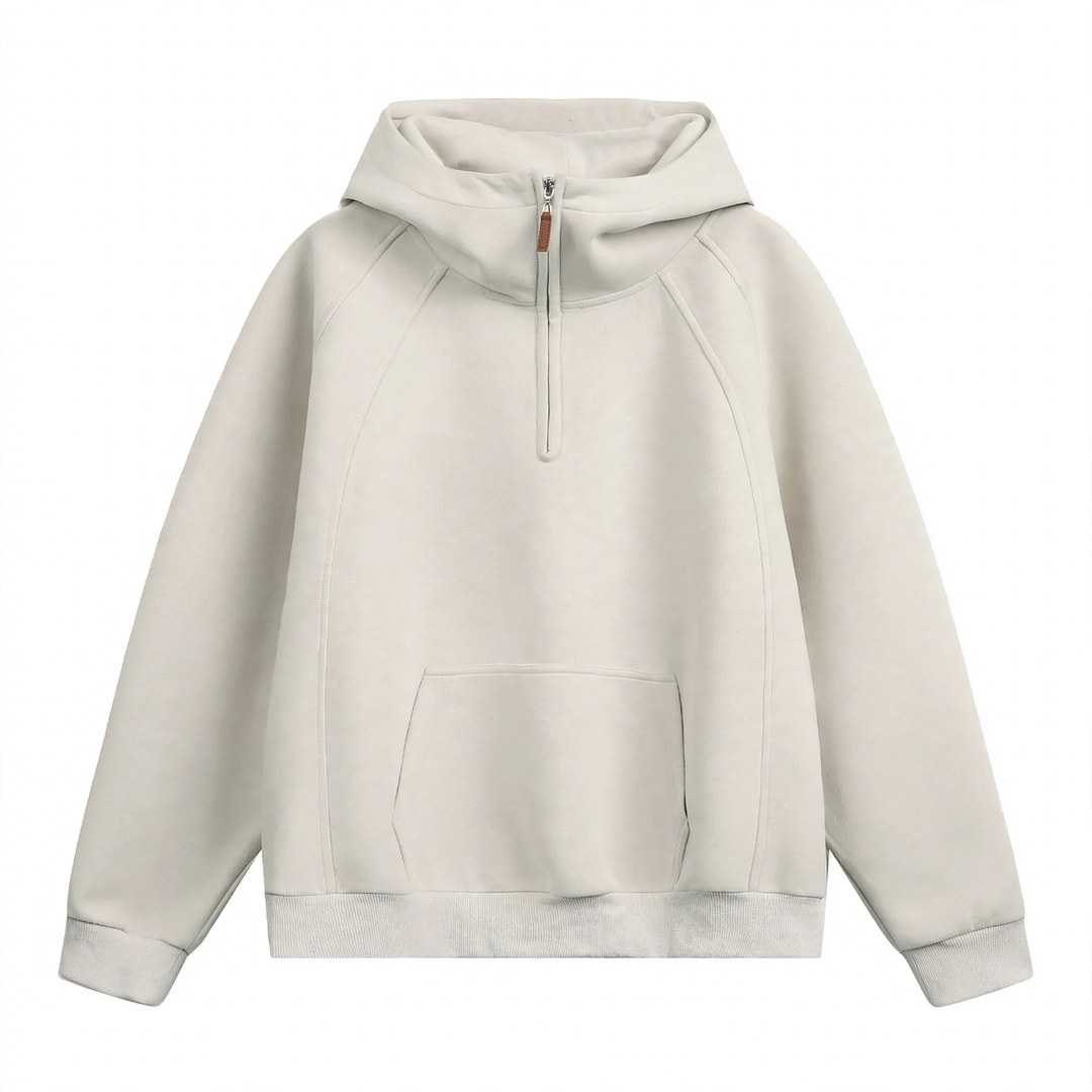 Unisex hoodie with zipper