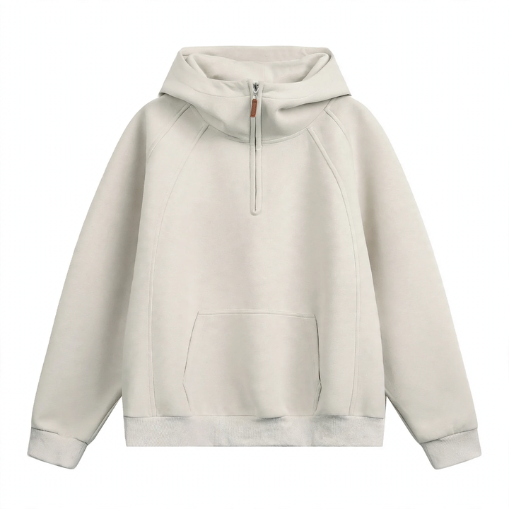 Unisex hoodie with zipper