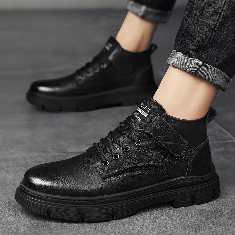 Padded Retro Boots, non-slip
