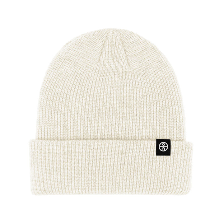 Warm knitted hat for winter, solid color, 22x20 cm