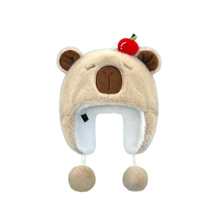 Warm plush hat with ear protection