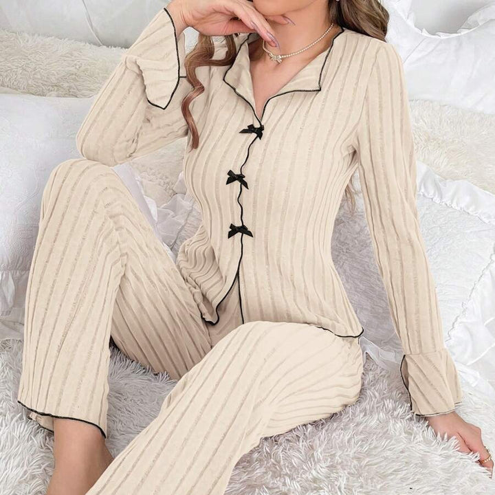 Women's loungewear set, two-piece, stylish and warm