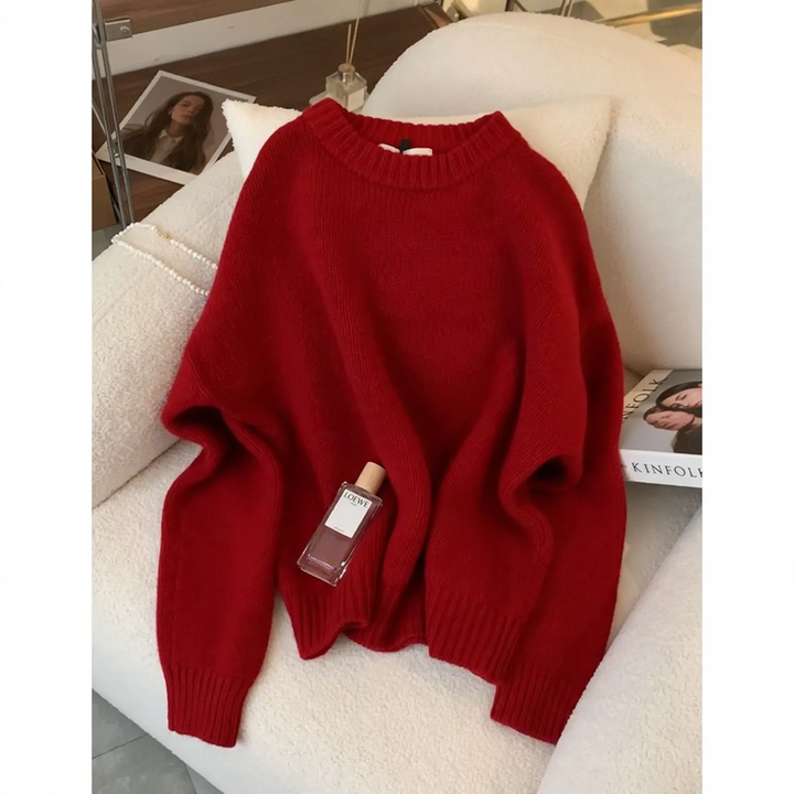 Elegant knit sweater in vintage look
