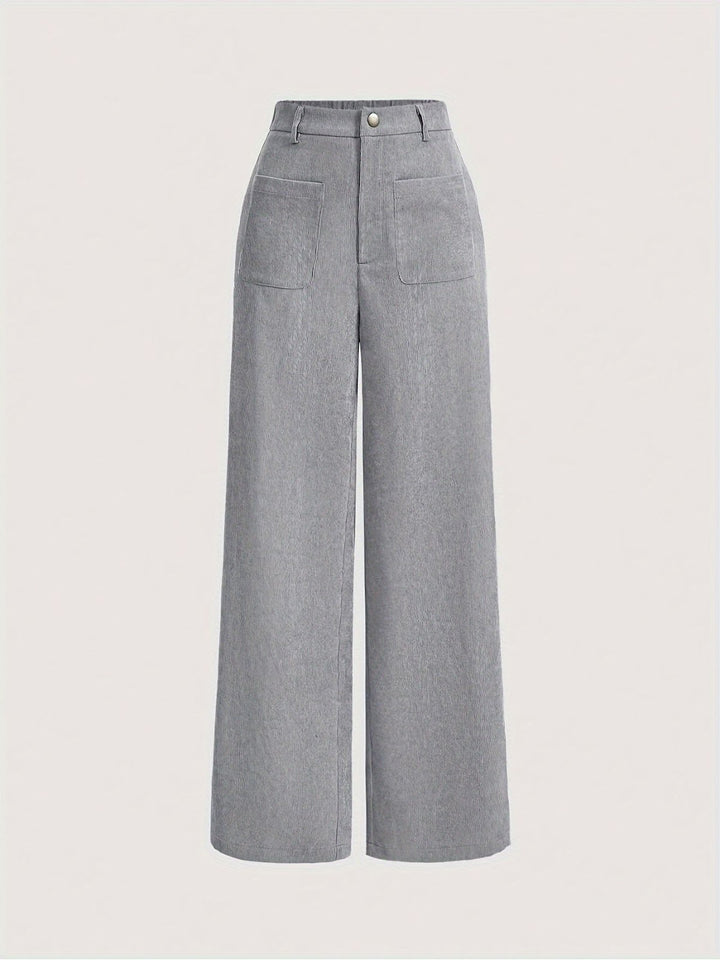 Kord pants with straight cut