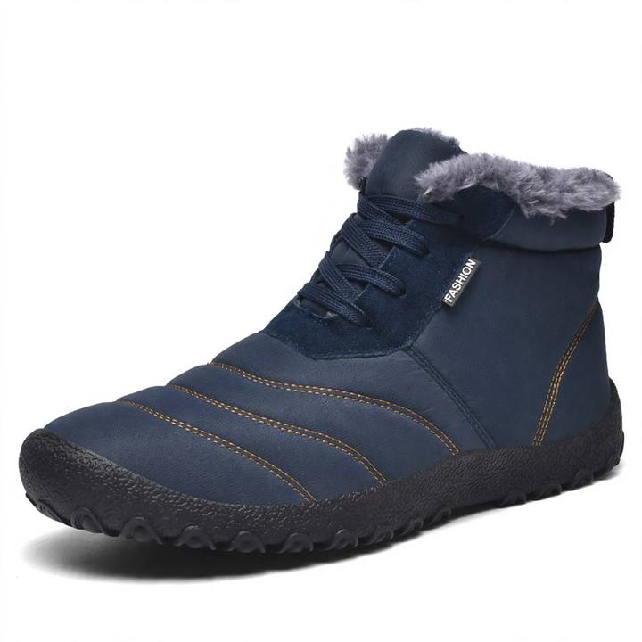 Men's winter boots, lined, slip-on