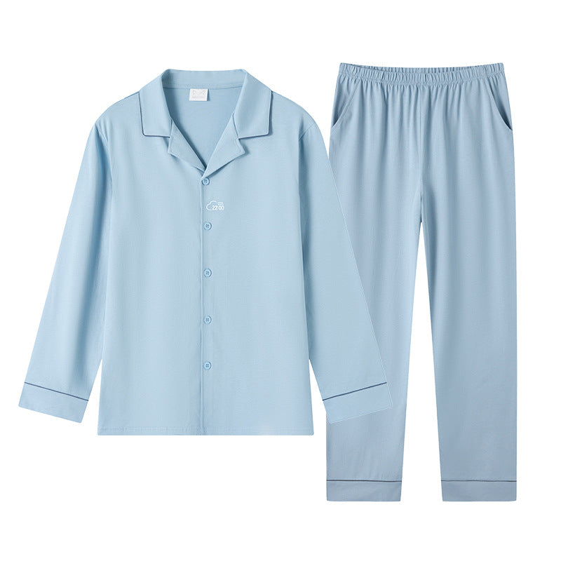 Pair-Pajama-Set, cotton knit, with breast padding