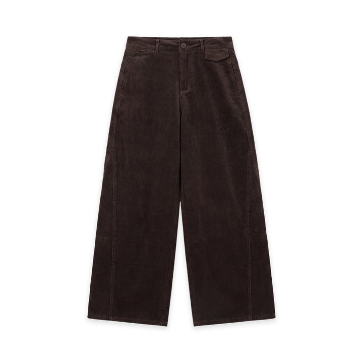 Soft corduroy pants with a brushed surface