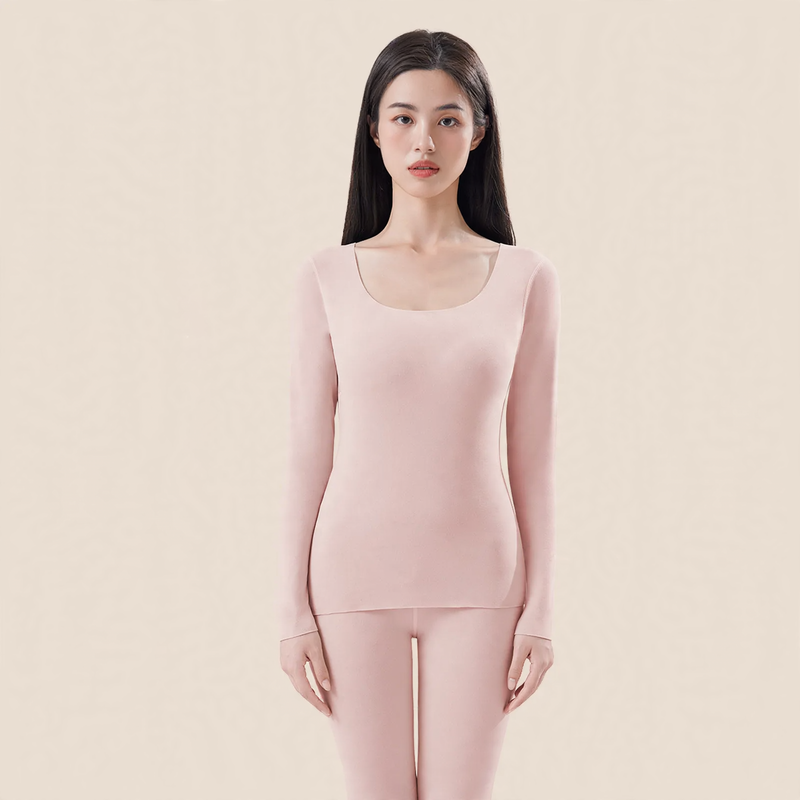 Women's Thermal Set, lined, U-neck