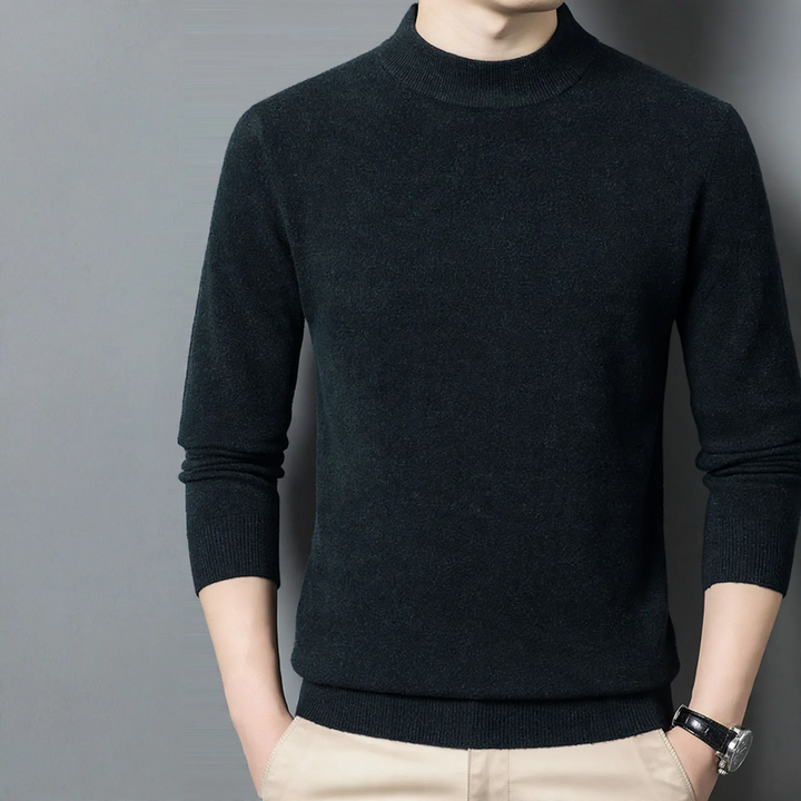 Men's Wool Sweater, Crew Neck, Thick, Plus Sizes