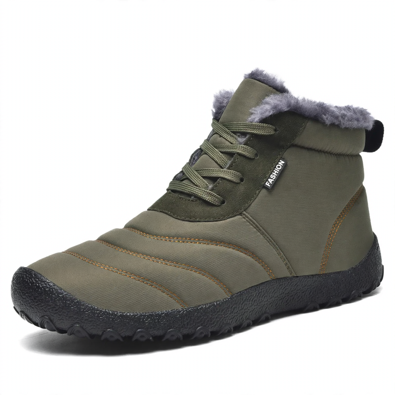 Men's winter boots, lined, slip-on