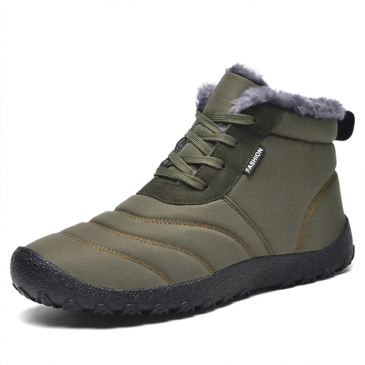 Men's winter boots, lined, slip-on