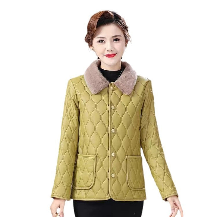 Women's winter jacket, padded, for mothers, elegant