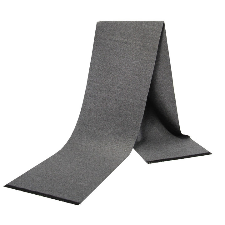 Classic winter scarf for men, 180 cm