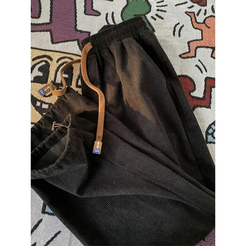 Kord casual pants with drawstring, lined
