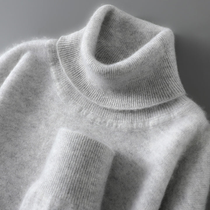 Men's Wool Sweater, 100% Wool, Stand Collar, Business Style