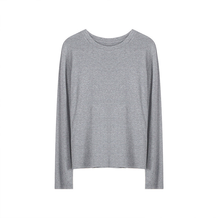Women's Long Sleeve Base Layer Shirt, Solid Color