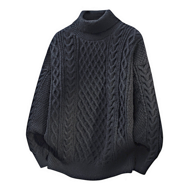 Men's cable knit sweater