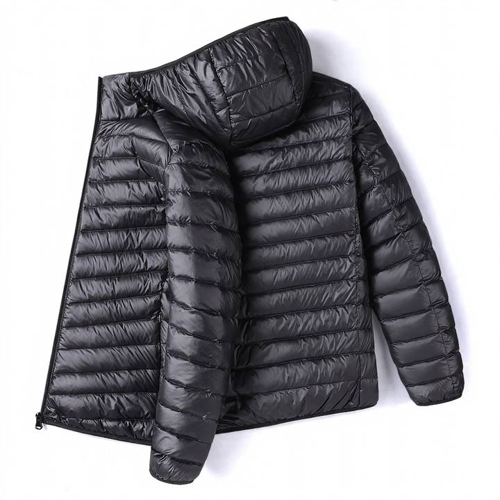 Men's quilted jacket, lightweight, short, padded