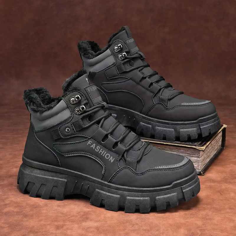 Padded men's work boots, outdoor ankle boots
