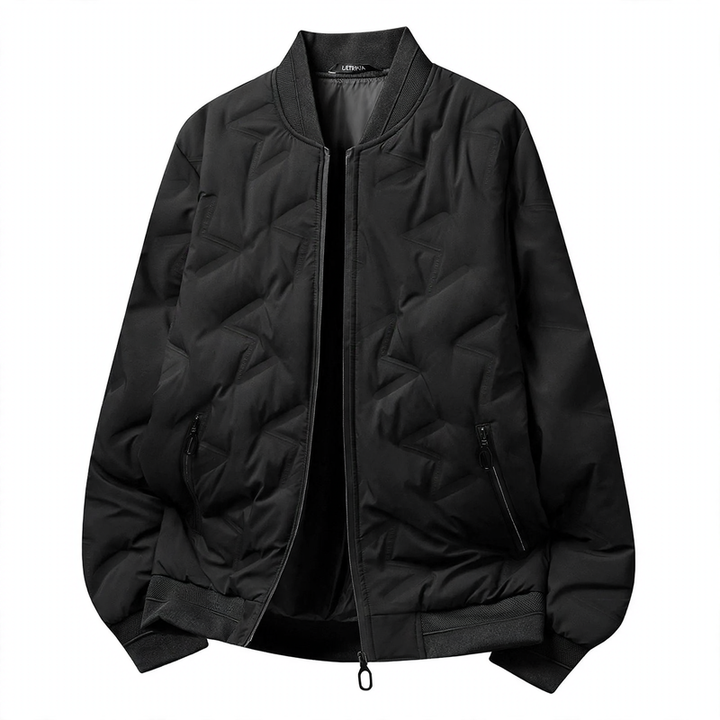 Men's down jacket in baseball style, warm, winter