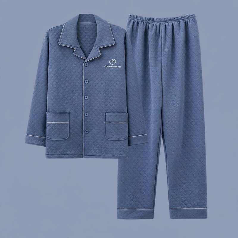 Padded cotton pajamas for men