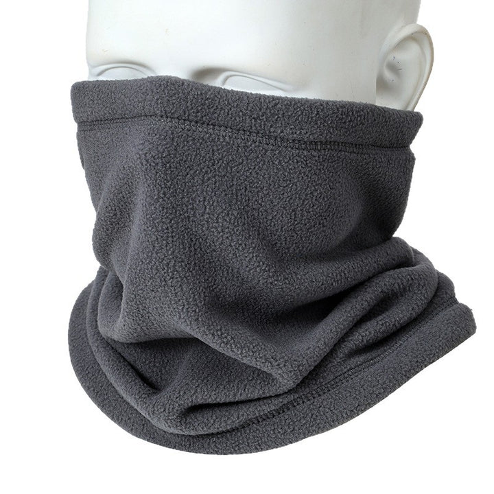 Multifunctional fleece collar warmer for men