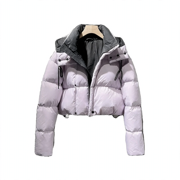 Women's Padded Jacket, Detachable Hood, Quilted