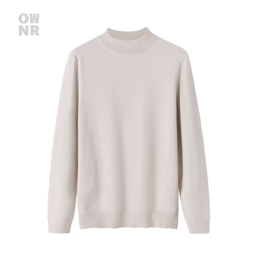 Men's sweater, slim fit, turtleneck