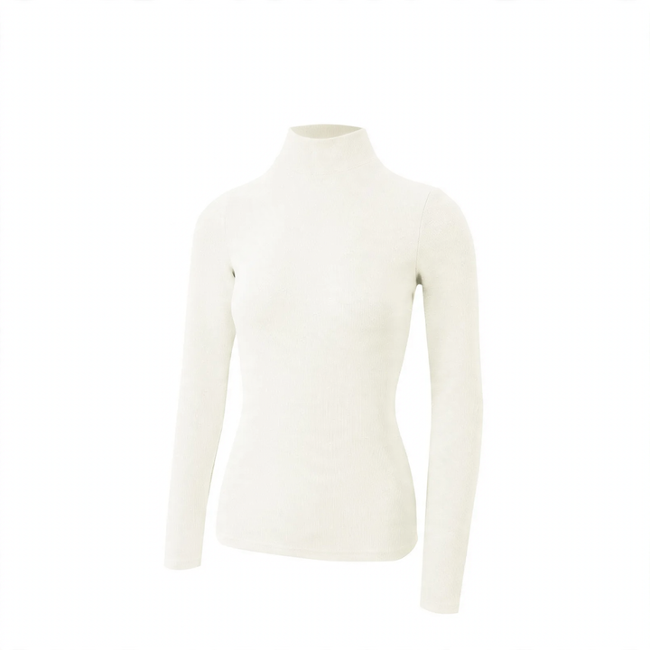 Women’s thermal top, insulated, stand collar