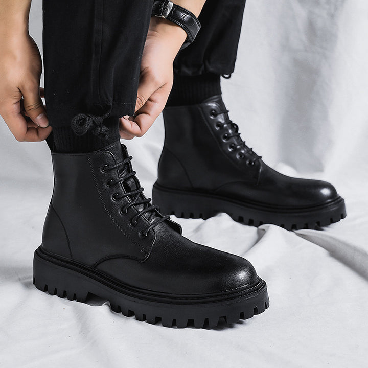 Classic men's boots, black