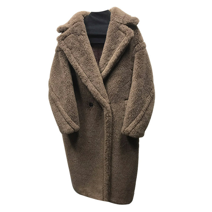 Teddy-Coat, mid-length, for women