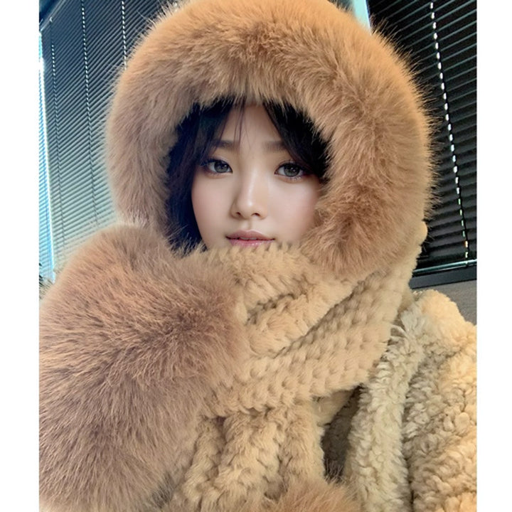 Plush Set: Hat, Scarf and Gloves in One