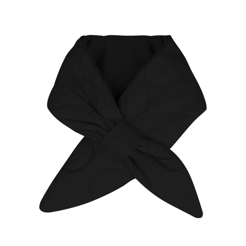 Quilted down scarf, 90x12.5 cm