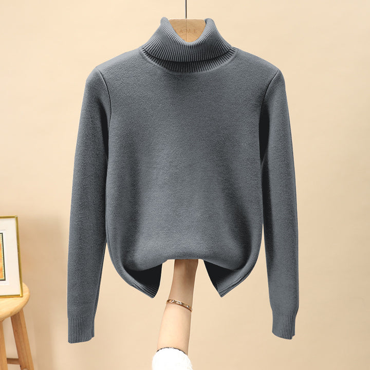 Men's turtleneck sweater, lined, warm