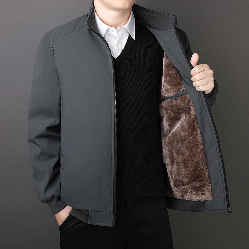 Padded men's winter jacket for everyday use