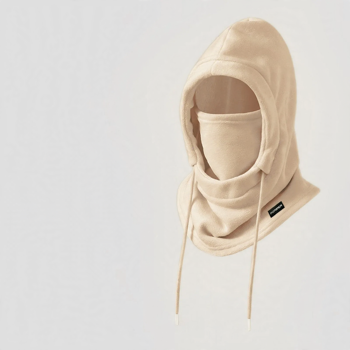 Padded hoodie scarf combination