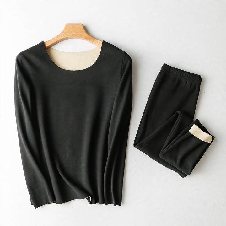 Thermal underwear set with heating function for women and men