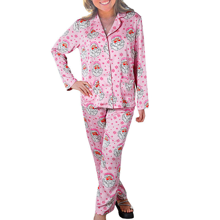 Women's Pajama Set, Christmas Theme, Long Sleeve