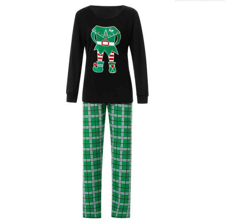 Christmas Pajama Set for the Family with Letter Motif