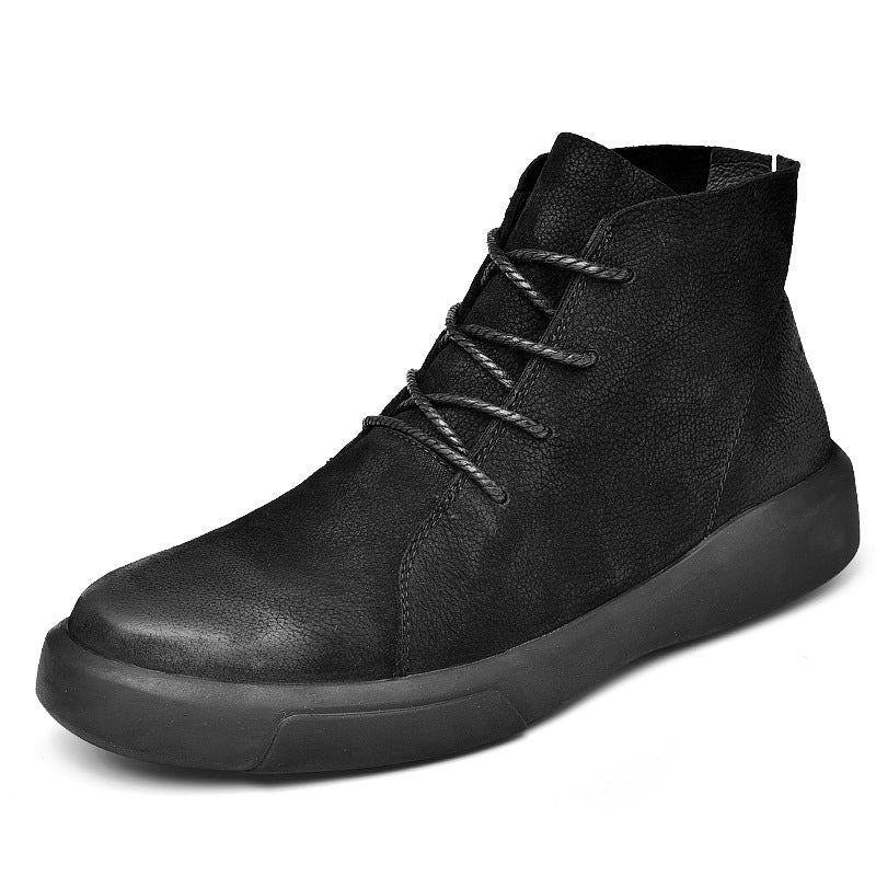 Men's boots, ankle-high, casual design