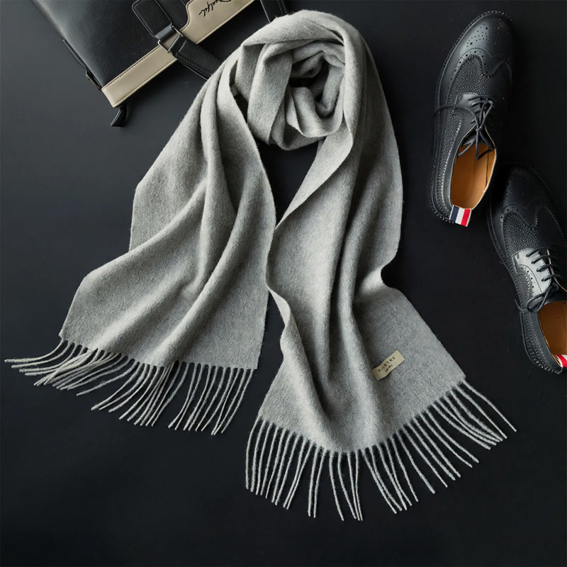 Men's scarf made of 100% wool