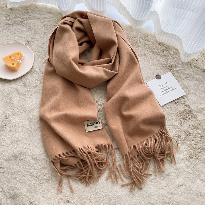 Long scarf made of cashmere imitation, 65x200 cm