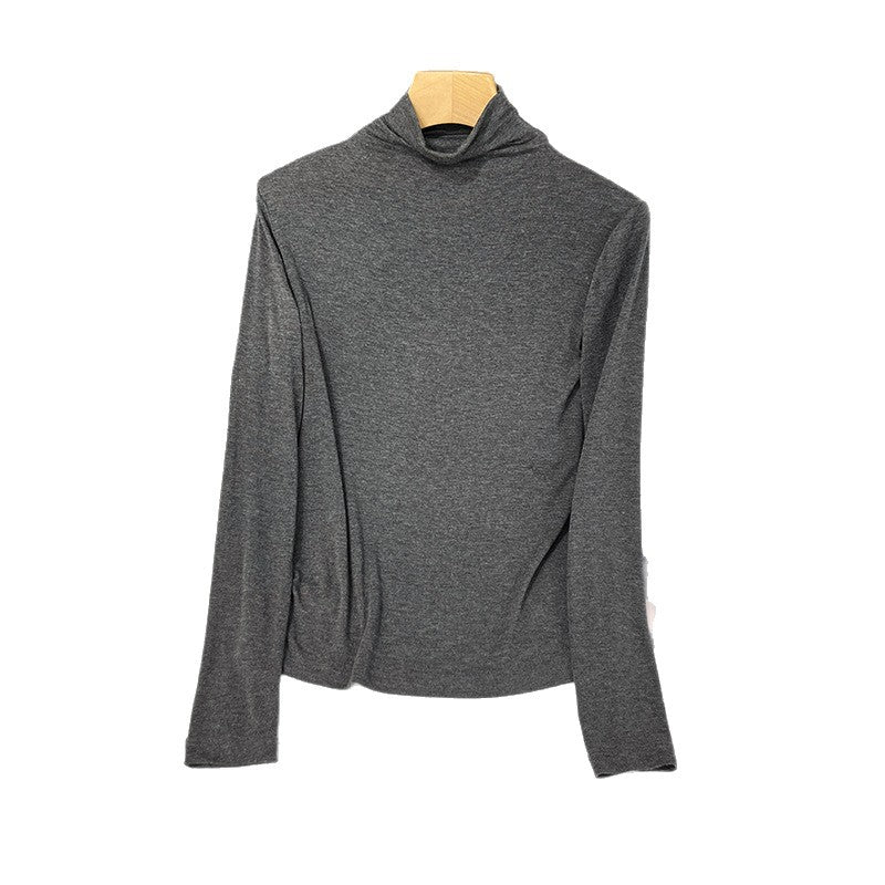 Women's turtleneck sweater made of cashmere blend